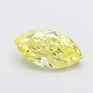 2.05ct MARQUISE Fancy Intense Yellow VS2 Coloured Lab diamond