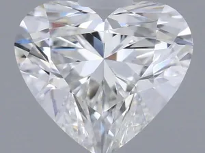 0.6ct HEART F VVS2 Natural diamond