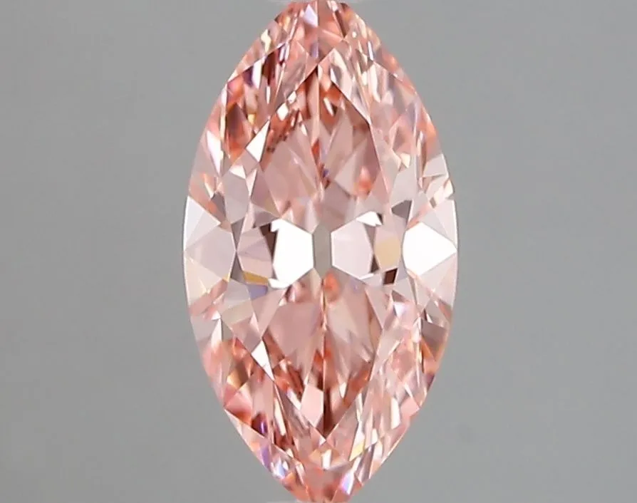 1.17ct MARQUISE Fancy Vivid Pink VS1 Coloured Lab diamond
