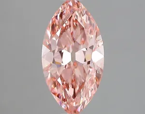 1.17ct MARQUISE Fancy Vivid Pink VS1 Coloured Lab diamond