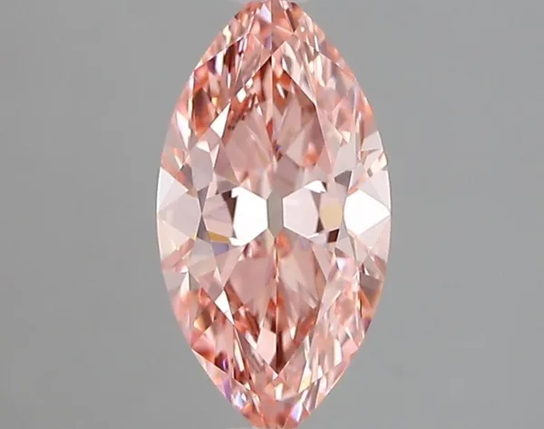 1.17ct MARQUISE Fancy Vivid Pink VS1 Coloured Lab diamond