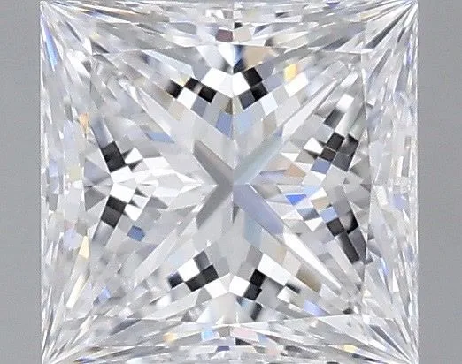 0.72ct PRINCESS D IF Natural diamond
