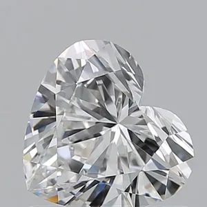 0.9ct HEART F VVS2 Natural diamond
