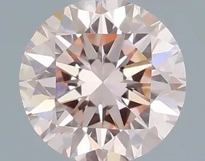 0.32ct ROUND Fancy Intense Pink VVS2 Coloured Lab diamond
