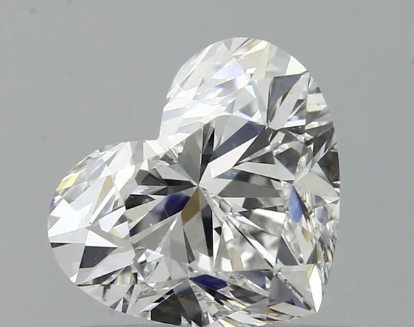 0.81ct HEART F SI1 Natural diamond
