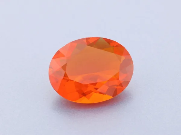 1.42ct Orange Opal, Oval cut gemstone