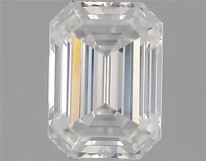 0.81ct EMERALD F SI2 Natural diamond