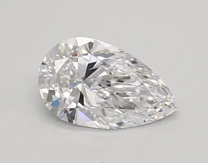 0.67ct PEAR D VVS1 Lab diamond