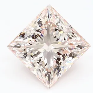 4.31ct PRINCESS Fancy Intense Pink VS1 Coloured Lab diamond