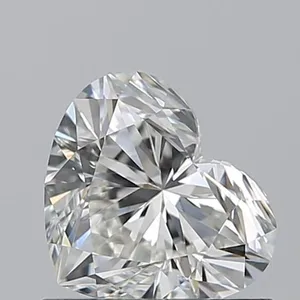 0.71ct HEART G VVS2 Natural diamond