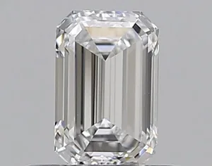 0.51ct EMERALD D VVS2 Natural diamond