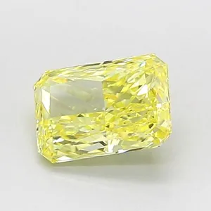 1.02ct RADIANT Fancy Intense Yellow VS1 Coloured Lab diamond