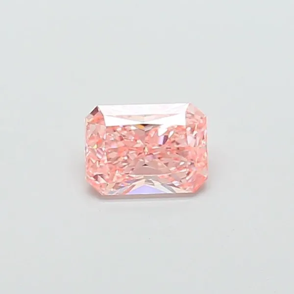 1.06ct RADIANT Fancy Vivid Pink VS1 Coloured Lab diamond