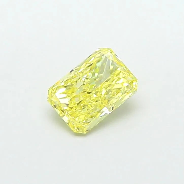 1.10ct RADIANT Fancy Intense Yellow VS1 Coloured Lab diamond