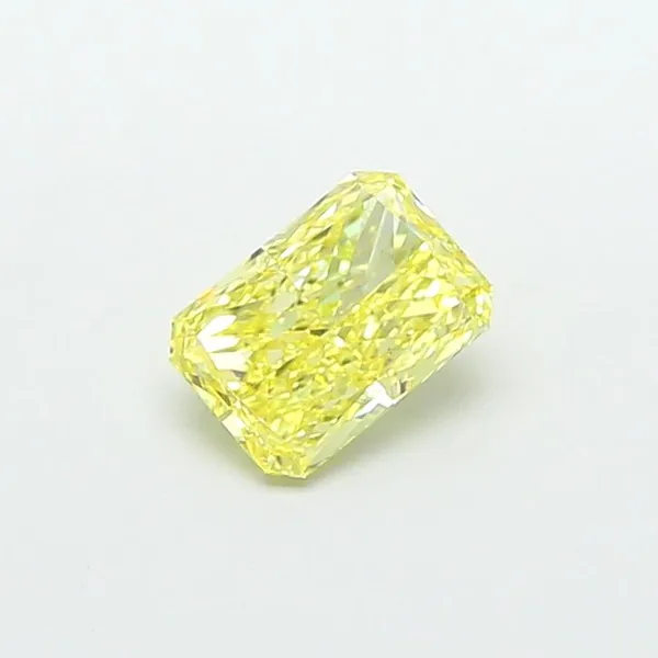 1.1ct RADIANT Fancy Intense Yellow VS1 Coloured Lab diamond