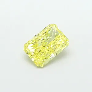 1.1ct RADIANT Fancy Intense Yellow VS1 Coloured Lab diamond