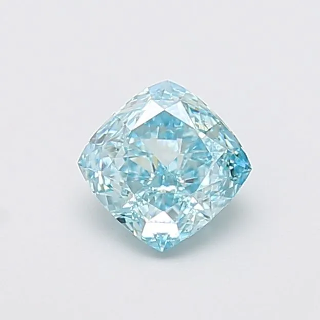 1.10ct CUSHION Fancy Intense Blue VS1 Coloured Lab diamond