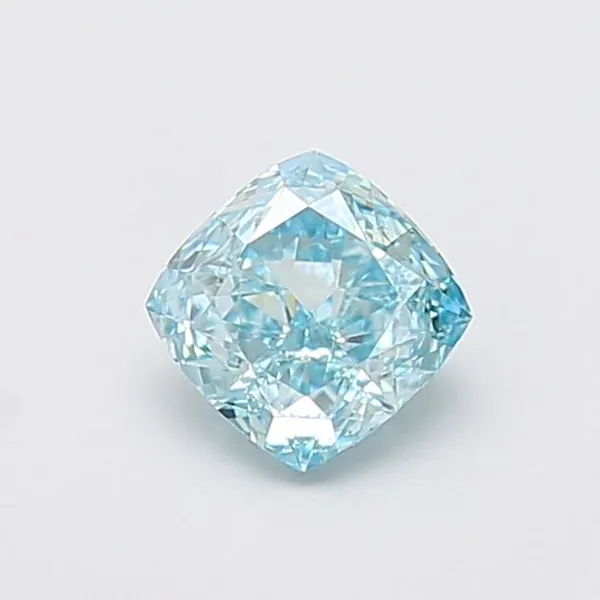 1.1ct CUSHION Fancy Intense Blue VS1 Coloured Lab diamond