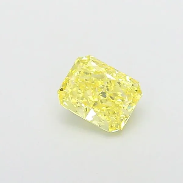 1.01ct RADIANT Fancy Intense Yellow VVS2 Coloured Lab diamond