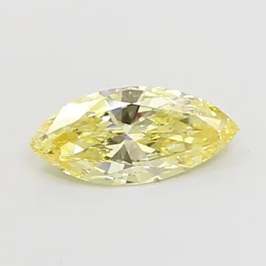 1.41ct CUSHION Fancy Intense Yellow VS1 Coloured Lab diamond