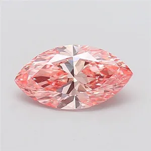 2.02ct MARQUISE Fancy Vivid Pink VVS2 Coloured Lab diamond