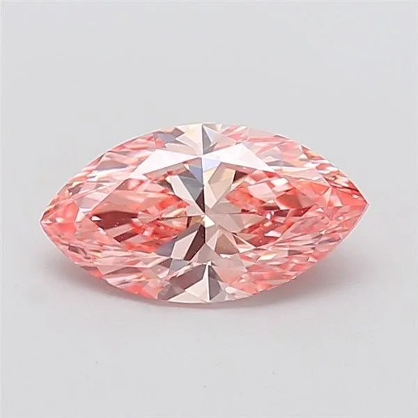 2.02ct MARQUISE Fancy Vivid Pink VVS2 Coloured Lab diamond
