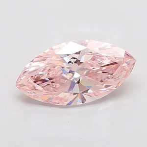 2.41ct MARQUISE Fancy Intense Pink VS1 Coloured Lab diamond
