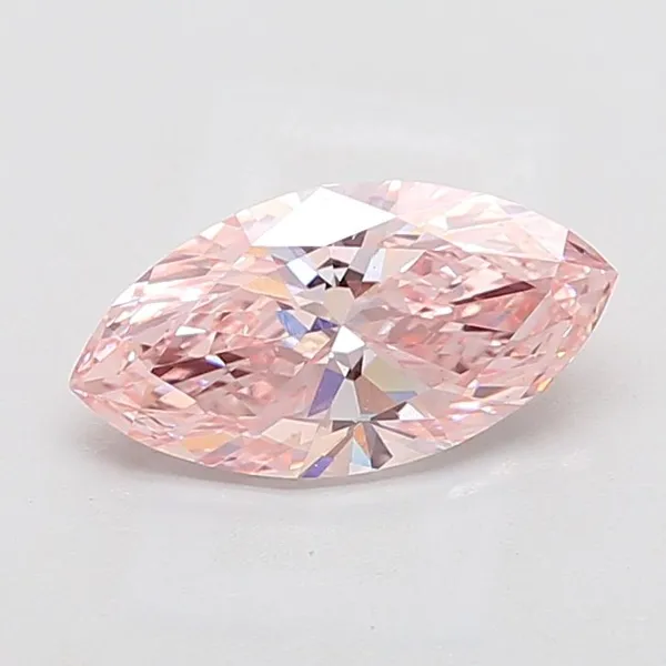 2.41ct MARQUISE Fancy Intense Pink VS1 Coloured Lab diamond