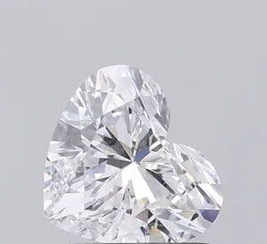 1.1ct HEART D VS2 Lab diamond