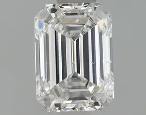 0.73ct EMERALD F SI1 Lab diamond