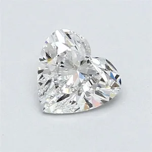 0.7ct HEART E VVS2 Natural diamond