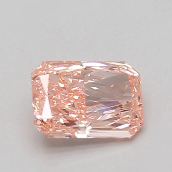 0.83ct RADIANT Fancy Vivid Pink VS1 Coloured Lab diamond