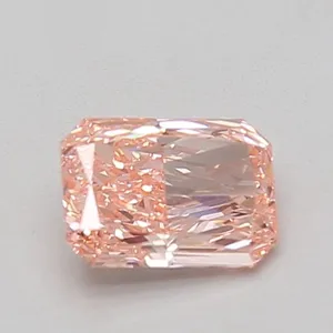 0.83ct RADIANT Fancy Vivid Pink VS1 Coloured Lab diamond