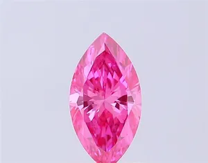 0.4ct MARQUISE Fancy Vivid Pink VS1 Coloured Lab diamond