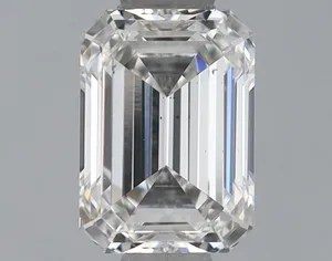 0.71ct EMERALD F VS2 Lab diamond