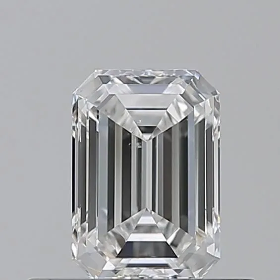 0.51ct EMERALD F VS2 Natural diamond
