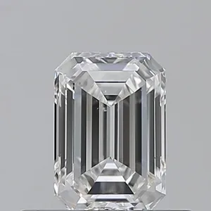 0.51ct EMERALD F VS2 Natural diamond