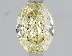 1.03ct OVAL Fancy Intense Yellow VVS2 Coloured Lab diamond