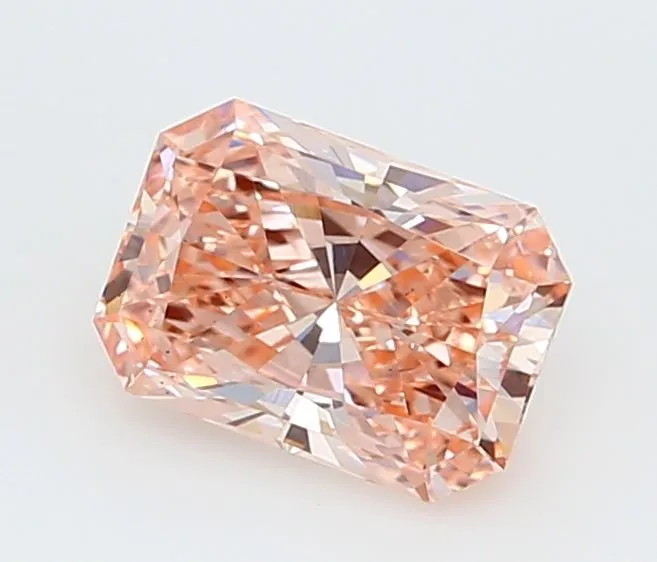 1.03ct RADIANT Fancy Vivid Pink VS2 Coloured Lab diamond