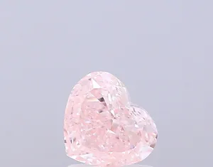 1ct HEART Fancy Pink VS1 Coloured Lab diamond