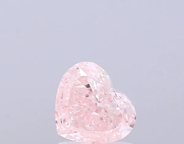 1ct HEART Fancy Pink VS1 Coloured Lab diamond