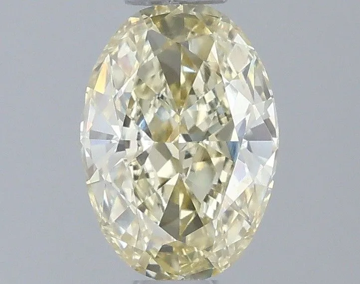 0.70ct OVAL Fancy Yellow VVS2 Coloured Lab diamond