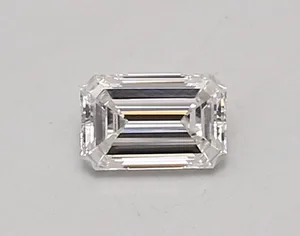 0.4ct EMERALD F IF Lab diamond