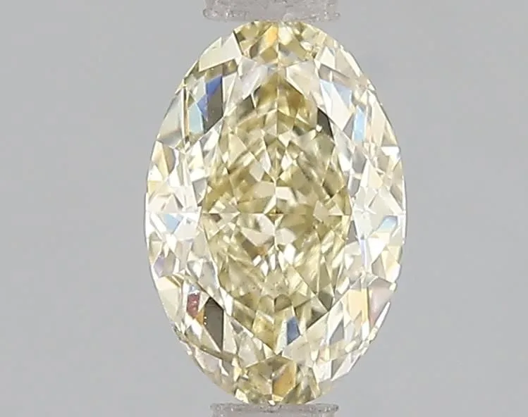 1.02ct OVAL Fancy Intense Yellow VS2 Coloured Lab diamond