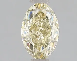 1.02ct OVAL Fancy Intense Yellow VS2 Coloured Lab diamond