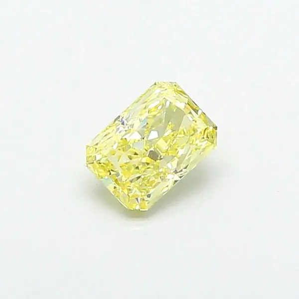 1.01ct RADIANT Fancy Yellow VVS2 Coloured Lab diamond