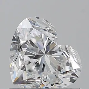 0.9ct HEART F VS2 Natural diamond