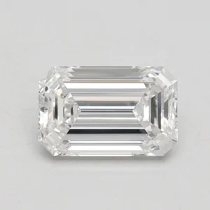0.62ct EMERALD F VS1 Lab diamond