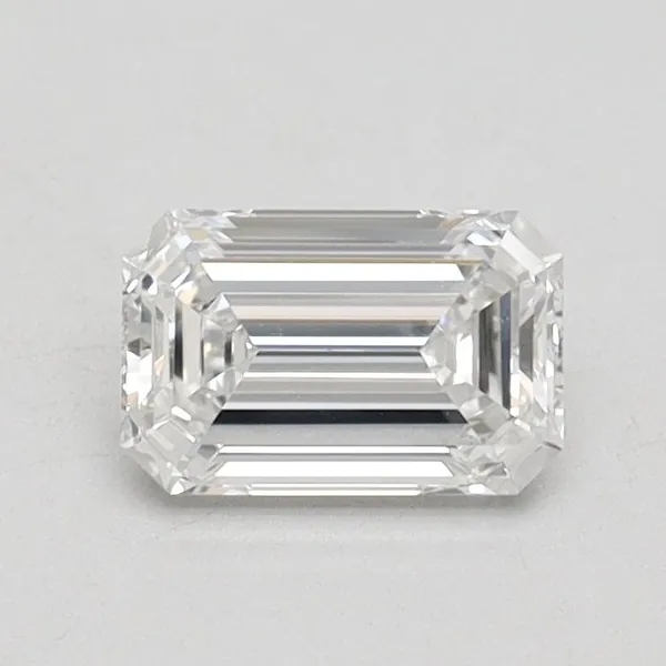 0.62ct EMERALD F VS1 Lab diamond