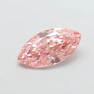 1.73ct MARQUISE Fancy Vivid Pink VS1 Coloured Lab diamond